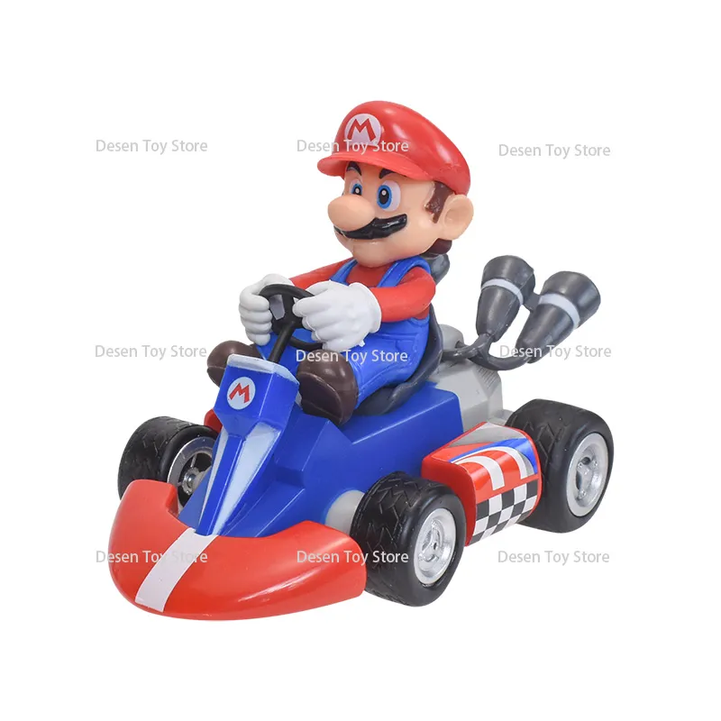 7-Styles-Mario-Pull-Back-Car-Green-Yoshi-Donkey-Kong-Bowser-Luigi-Toad-Princess-Peach-Figures
