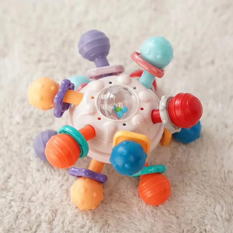Baby-Toys-0-12-Months-Rotating-Rattle-Ball-Grasping-Activity-Baby-Development-Toy-Silicone-Teether-Baby